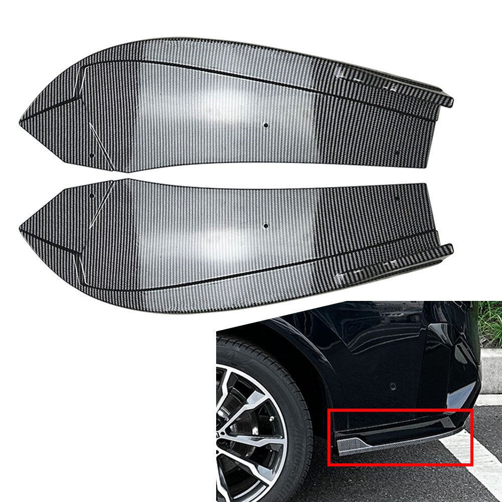Rear Lip Wrap Angle Corner Spoiler for BMW X4 G02 LCI M Sport 2022-2023