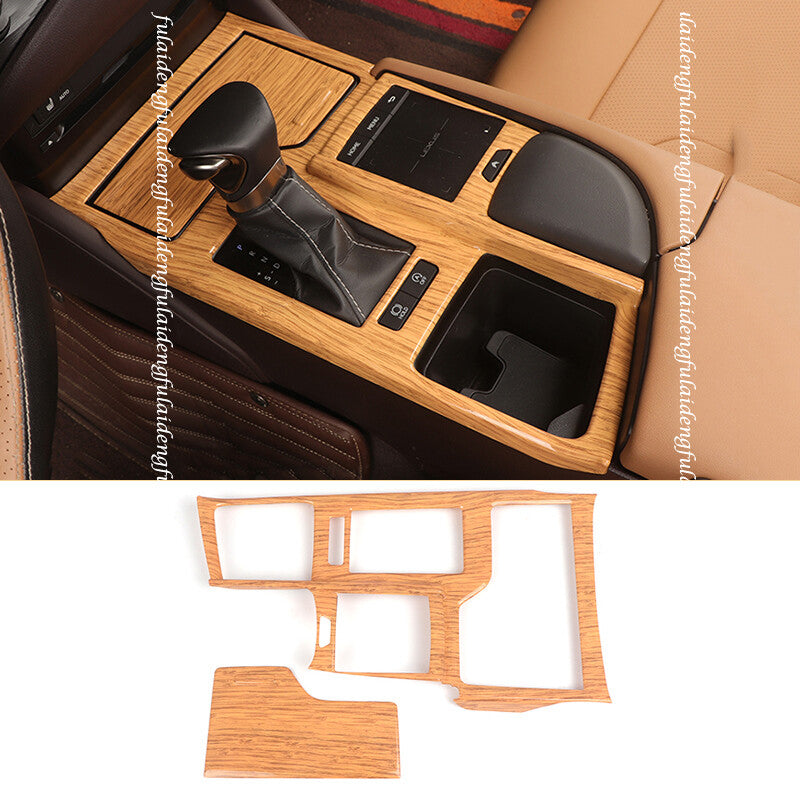 for Lexus ES350/300H/250 2019-2022 Wood grain Car Gear Shift Panel Trim Cover