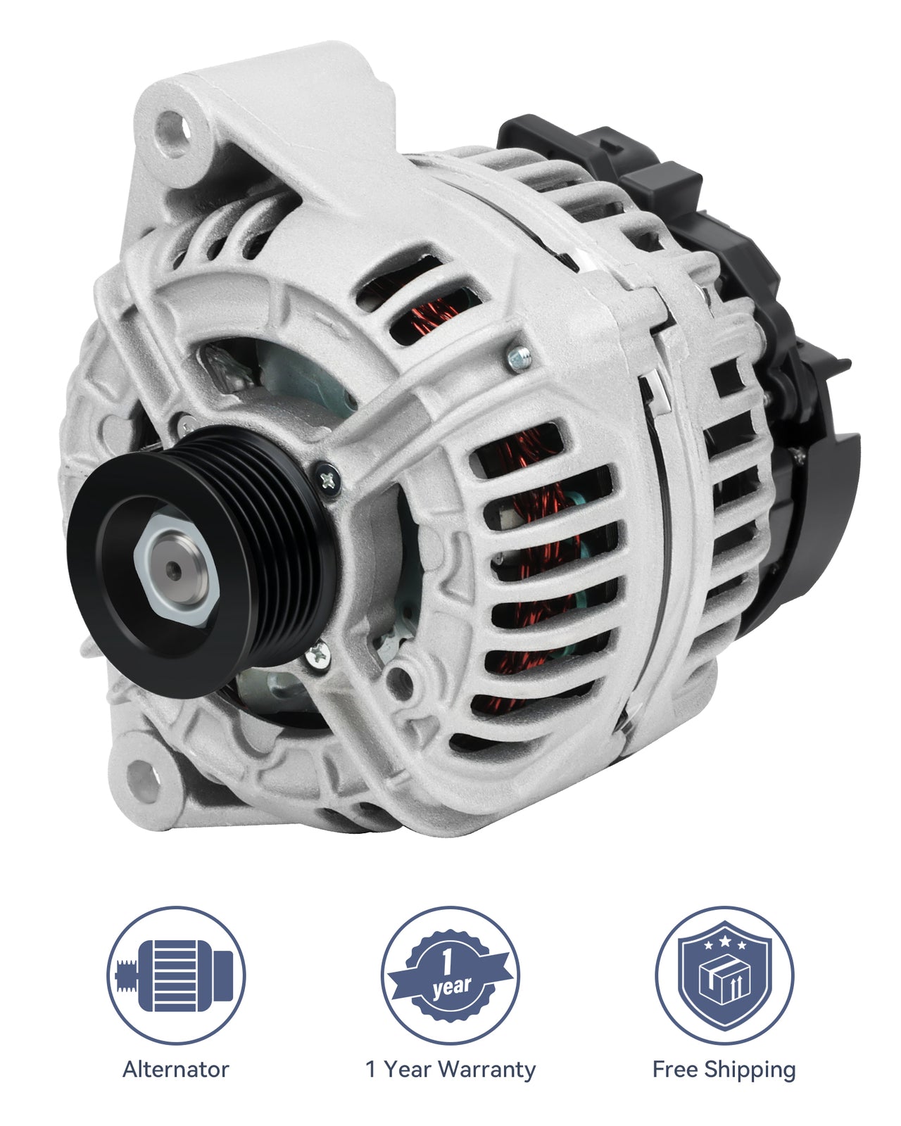 1PC New 120Amp Alternator Fit for 2001-2005 for Mercedes-Benz C240  C320 13884
