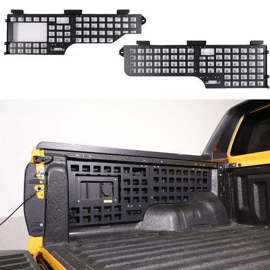 Full-length side panel bed system with cargo storage (L&R) suitable for 2024-25 Ranger. n