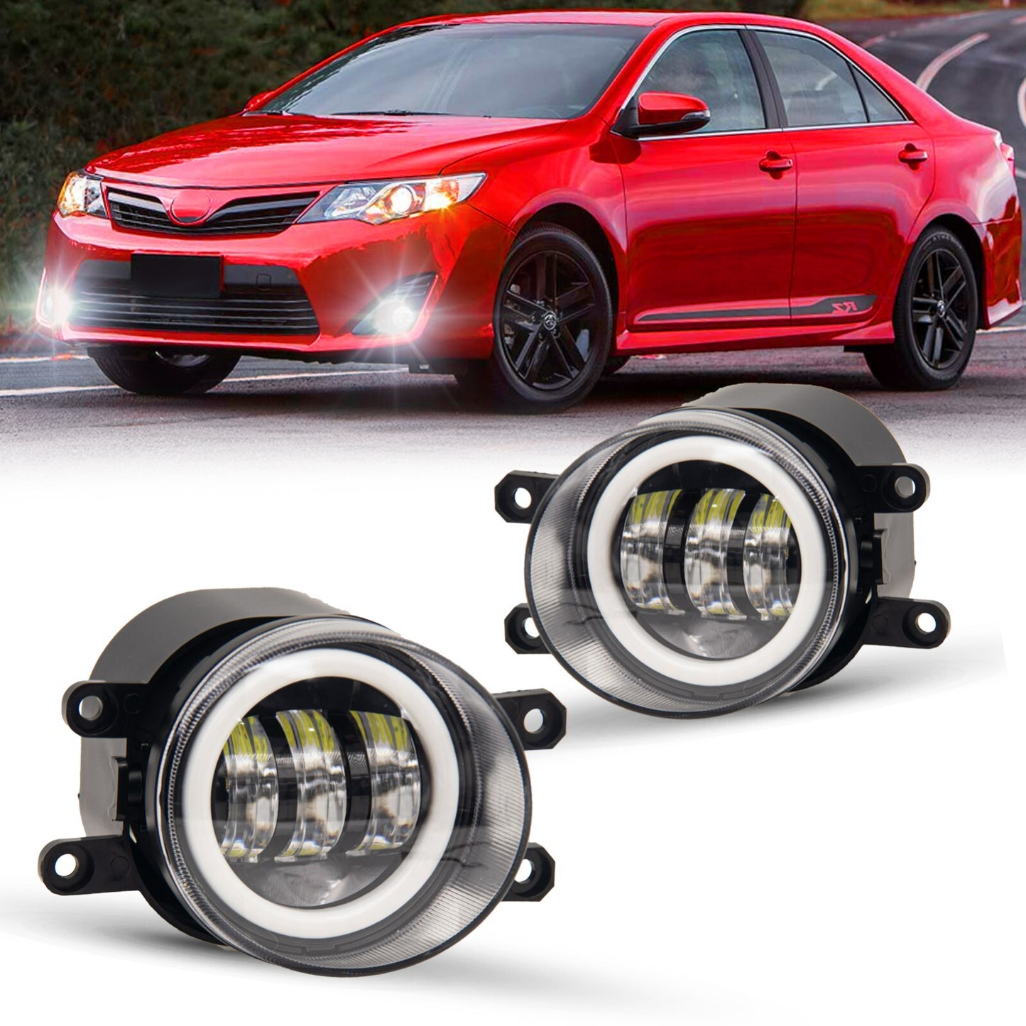 LED fog light left side suitable for for Camry Yaris for Lexus 4Runner for Avalon - v