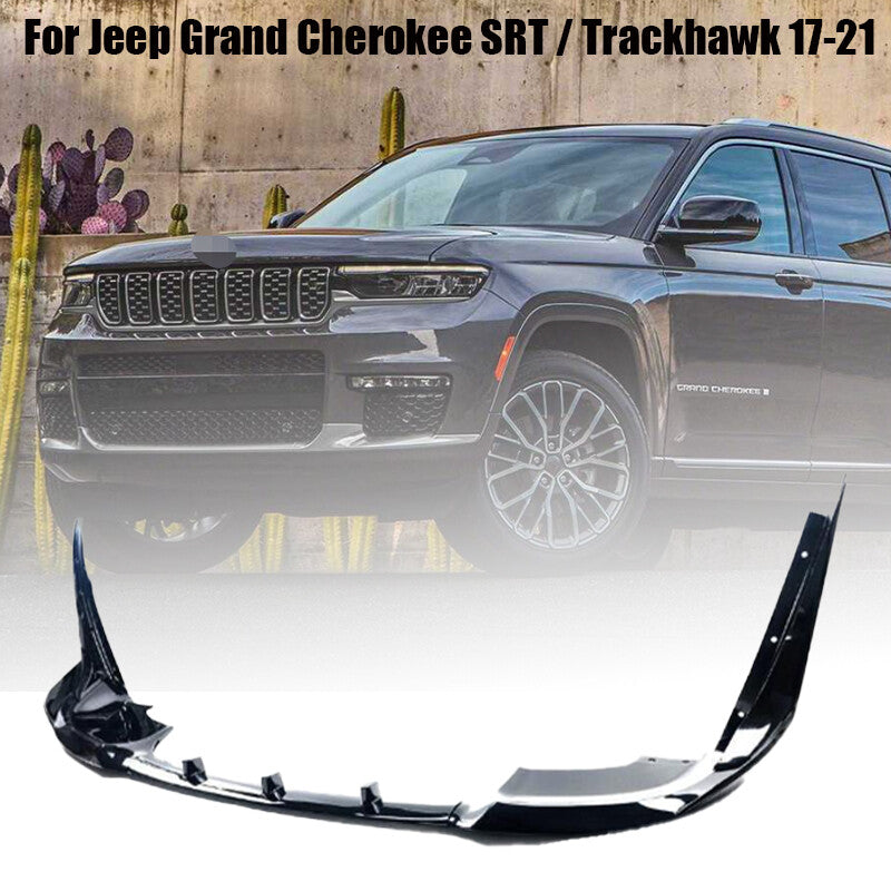 for Jeep Grand Cherokee SRT / Trackhawk 2017-2021 W/ Winglet V3 Front Bumper Lip n