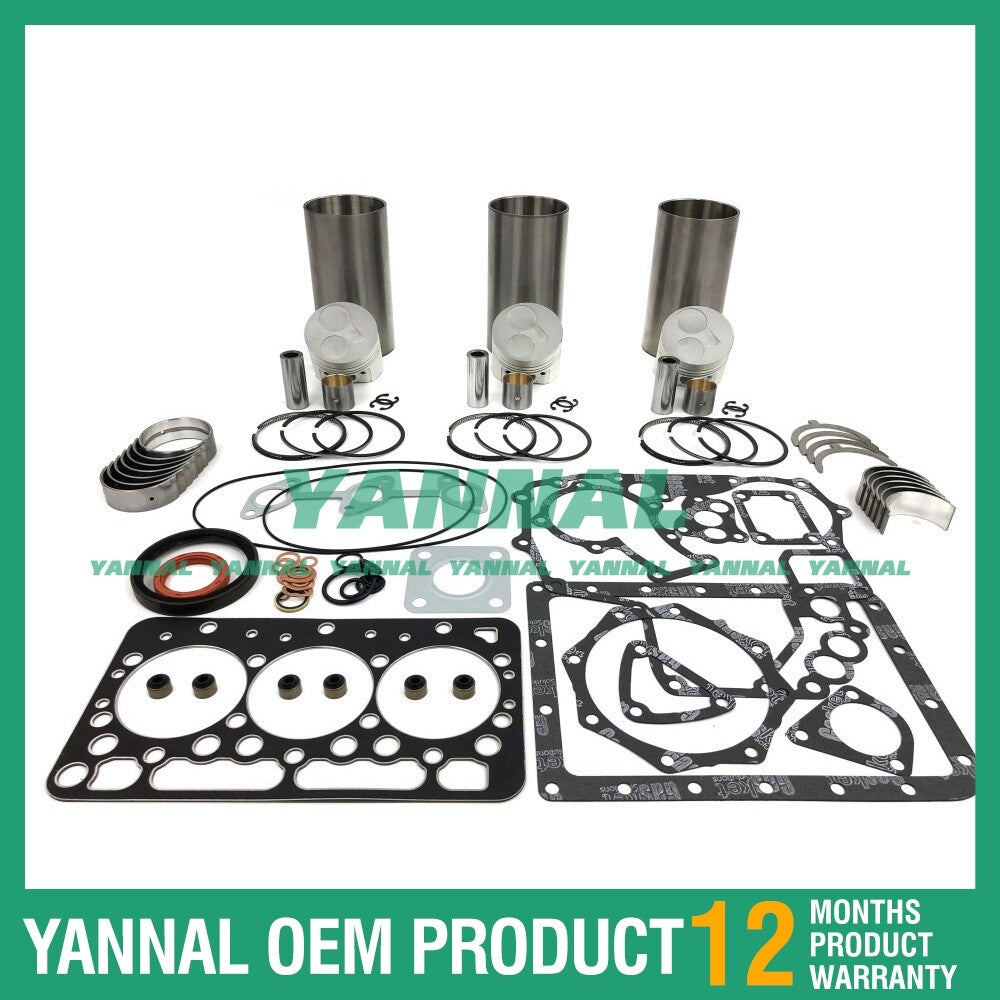Engine overhaul and rebuild kit for Kubota D722 and Kubota BX1870 GB14 T655C tractors