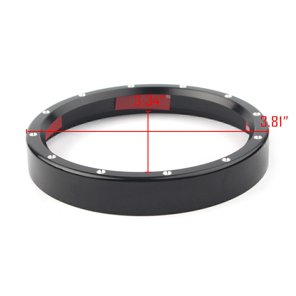 for Harley Sportster Dyna Street XL883 XL1200 Speedometer Gauge Bezel Ring Trim