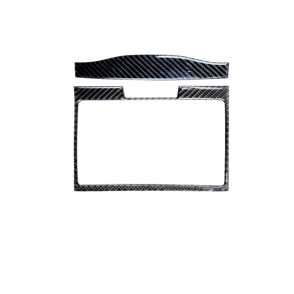 Carbon Fiber Fuel Tank Cap Panel Cover Trim For Rogue 2014-2016 v