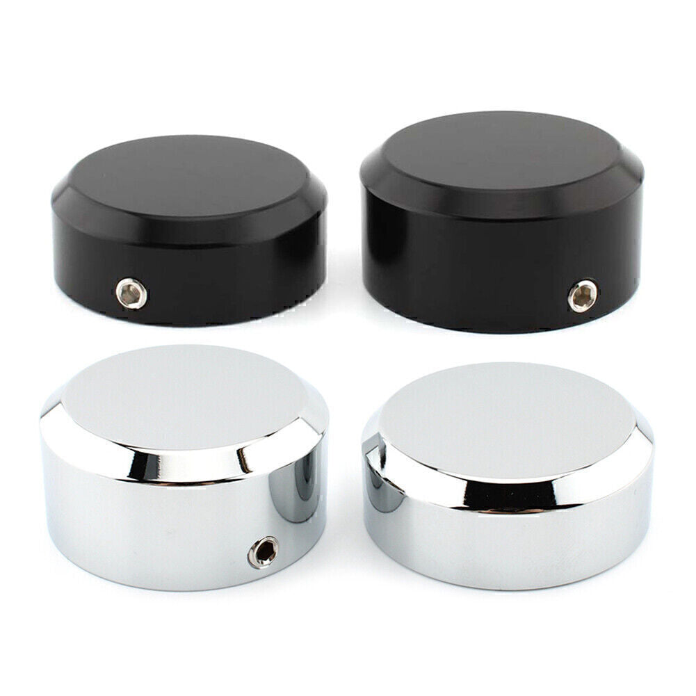 Motorcycle Axle Nut Covers Flat Bolt Cap Fit Sportster S 1250 RH1250S 2021 Black