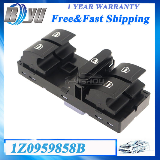 New 1Z0959858B Power Window Master Switch Front for Skoda Fabia Octavia Superb