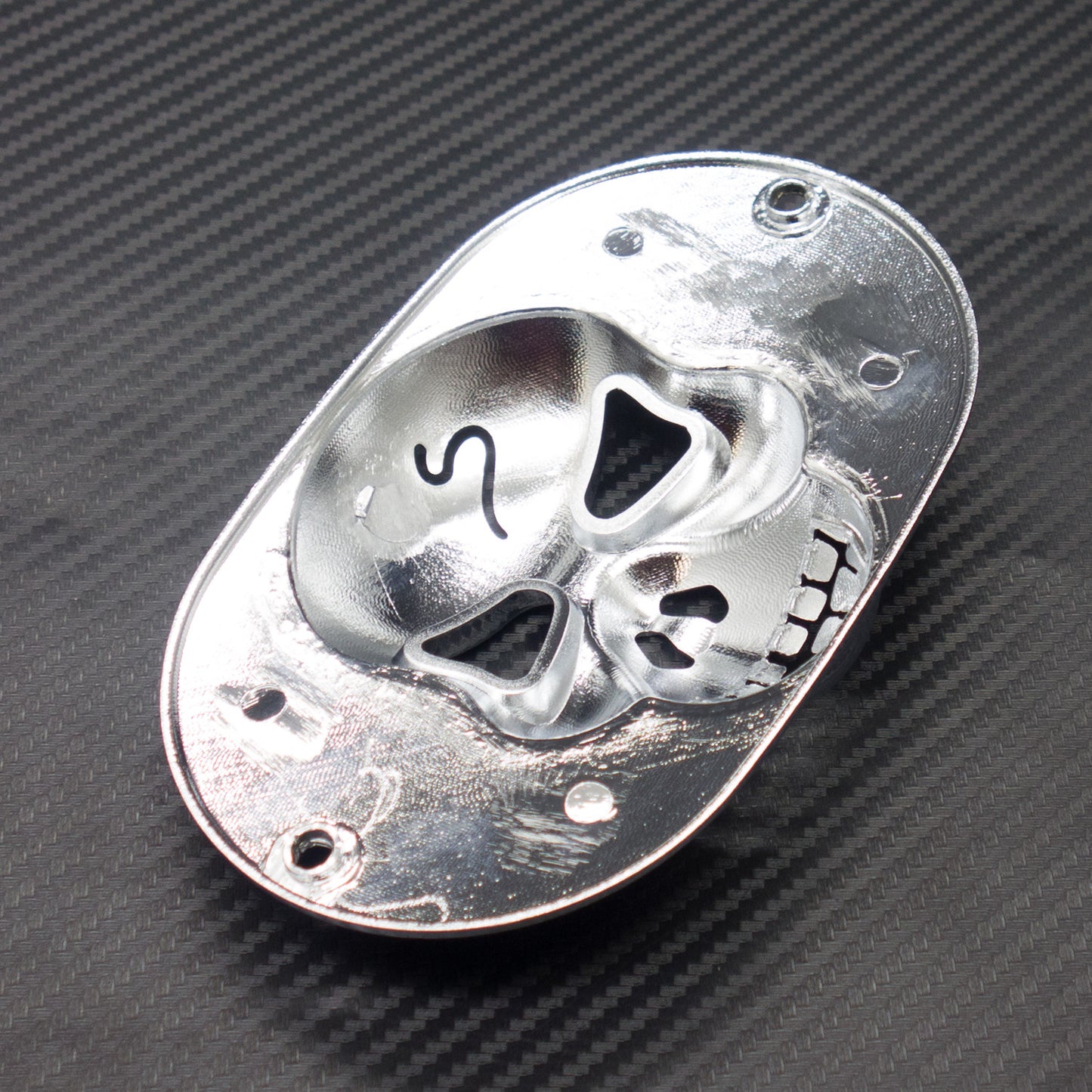 Skull Tail Light Collar Mask Cover for Harley Touring Softail XL Road King Q