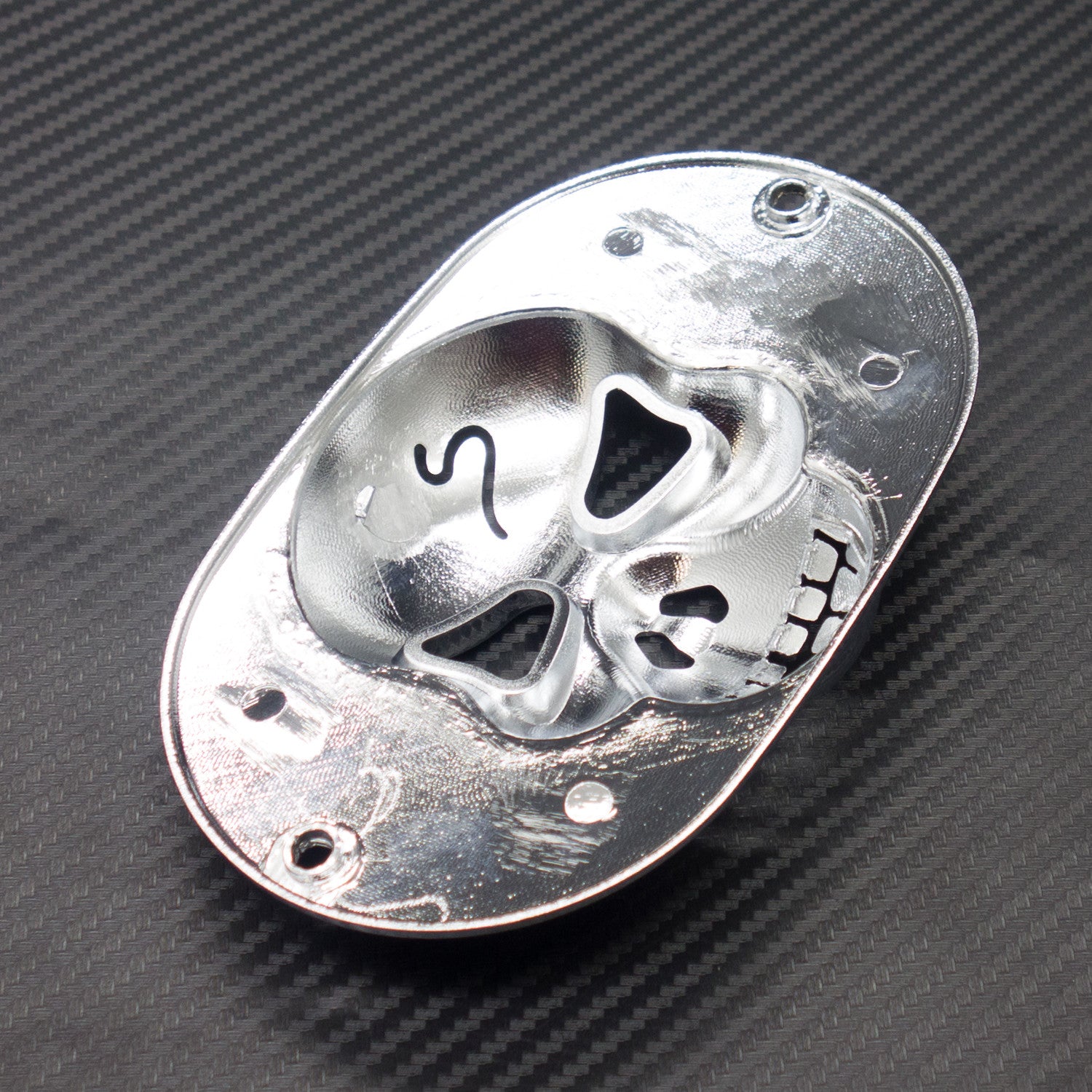 Skull Tail Light Collar Mask Cover for Harley Touring Softail XL Road King Q