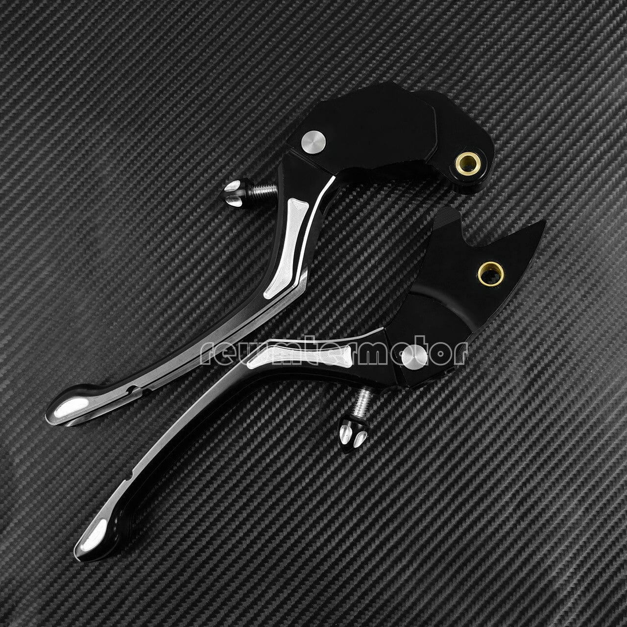 CNC Black & Chrome Brake Clutch Lever Fit For Indian Scout Model 2013-2014 2017 Q