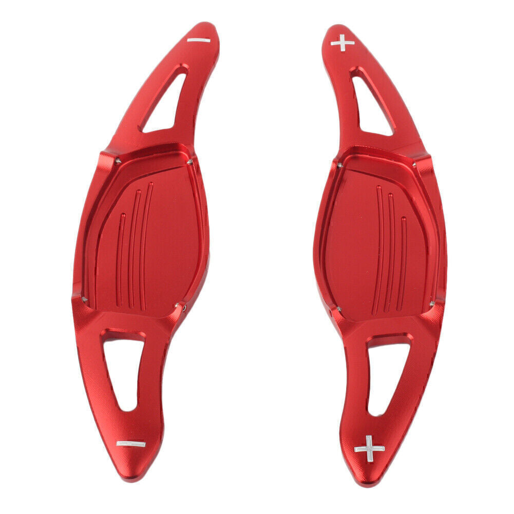 Red Steering Wheel Paddle Shifter Cover Trim Fit for Audi R8 RS3 RS4 RS5 TT RS