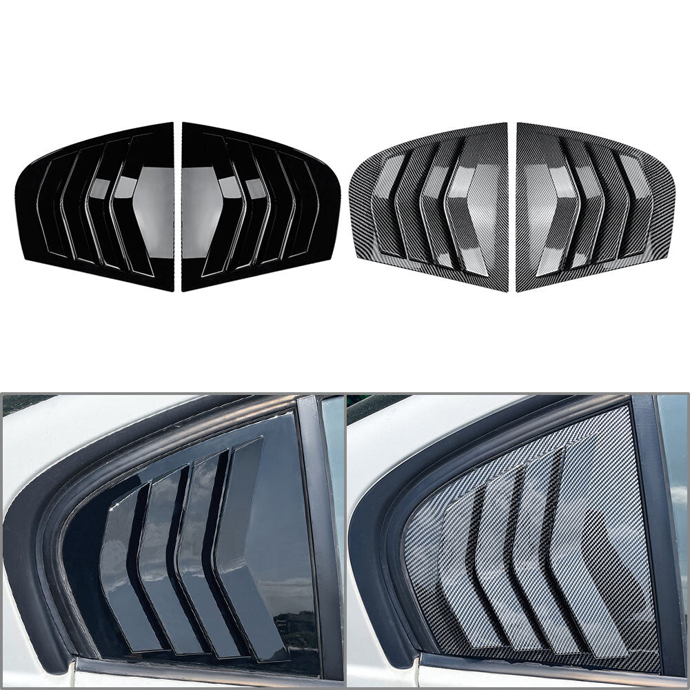 Rear Window Side Vent Shutter Louver Cover Trim for BMW 3 Series E90 Sedan 05-13