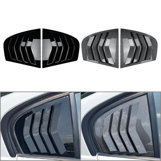 Rear Window Side Vent Shutter Louver Cover Trim for BMW 3 Series E90 Sedan 05-13