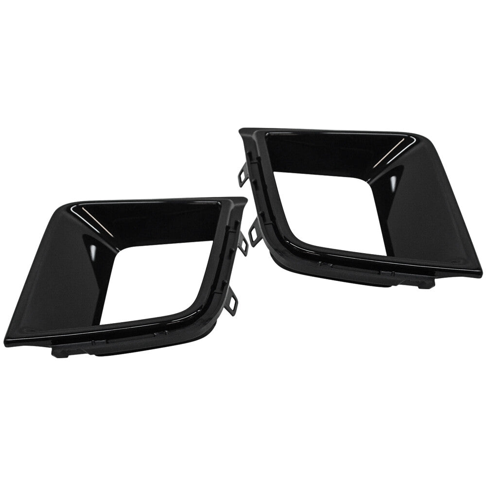 2Pcs Front Bumper Air Brake Trim Duct Black Left+Right For 7' G11 G12 M