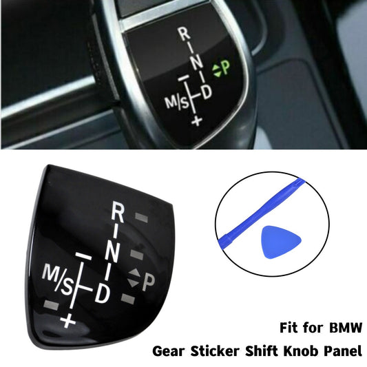 Car Gear Shift Knob Panel Sticker for BMW X1 X3 X5 X6 F01 F10 F18 F30 F35 M3 M5 Q