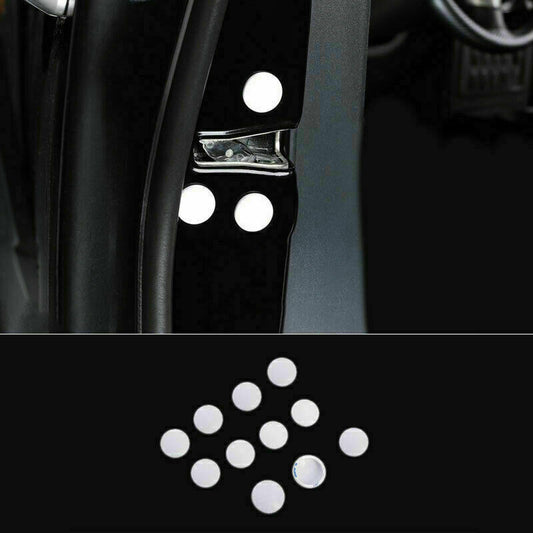 for Toyota FJ Cruiser 2007-2014 ABS White Exterior Car Door Screws Cap Trim 1Set