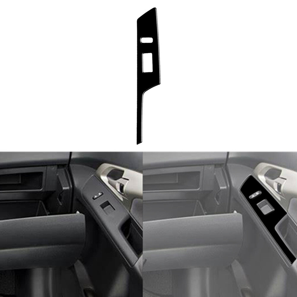 2Pcs Rear Window Lift Panel Trim Carbon Fiber Interior for Acura TSX 2003-2008 v