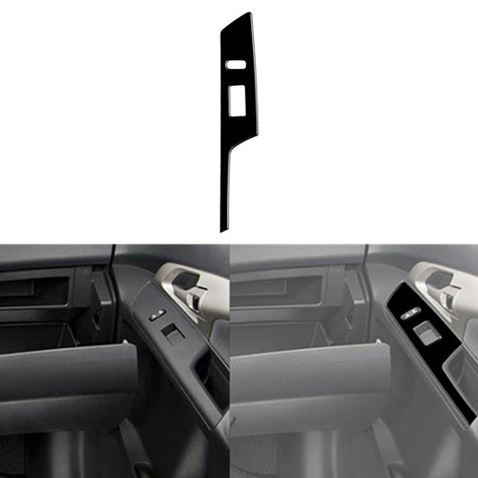 2Pcs Rear Window Lift Panel Trim Carbon Fiber Interior for Acura TSX 2003-2008 v
