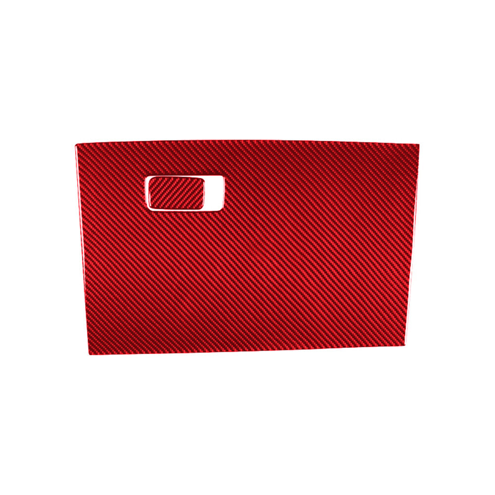 Red interior carbon fiber glove box lid trim  for ford  for Mustang Mach-E 2021-22