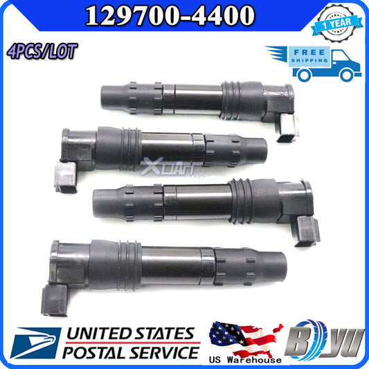 4-pack ignition coil pack 129700-4400 for Suzuki Hayabusa GSX1300R 99-09 11-12 Q