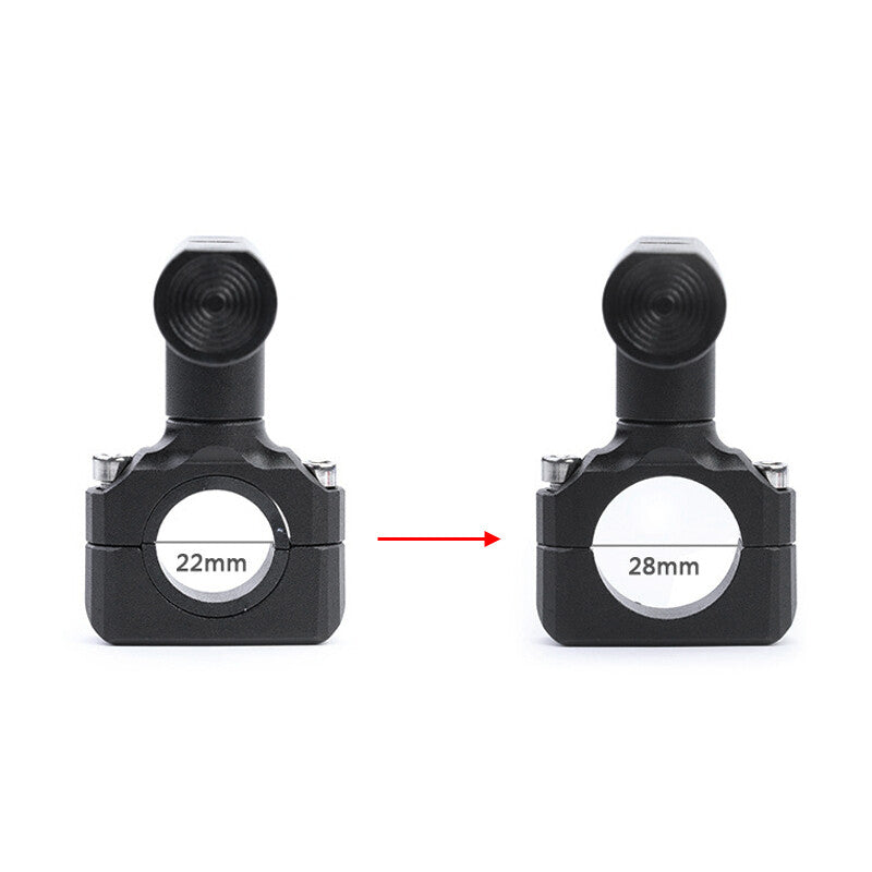 22-28mm Motorcycle Handlebar Extender, Mobile Phone/GPS Mount, Extender Rod, Clip - n