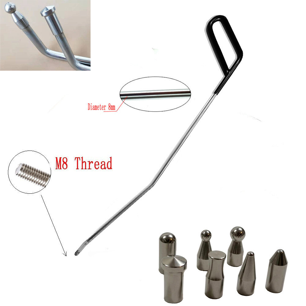 Car Body Dent Repair Replaceable Head Hook With 7 Stainless Steel Heads v