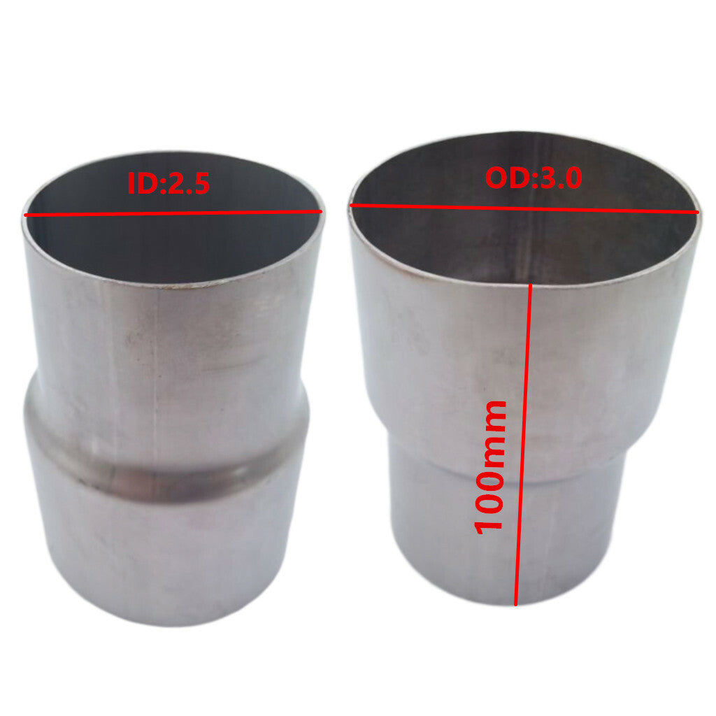 Car 2.5 ID to 3 OD Exhaust Component to Pipe Adapter Reducer Stainless Ss New n