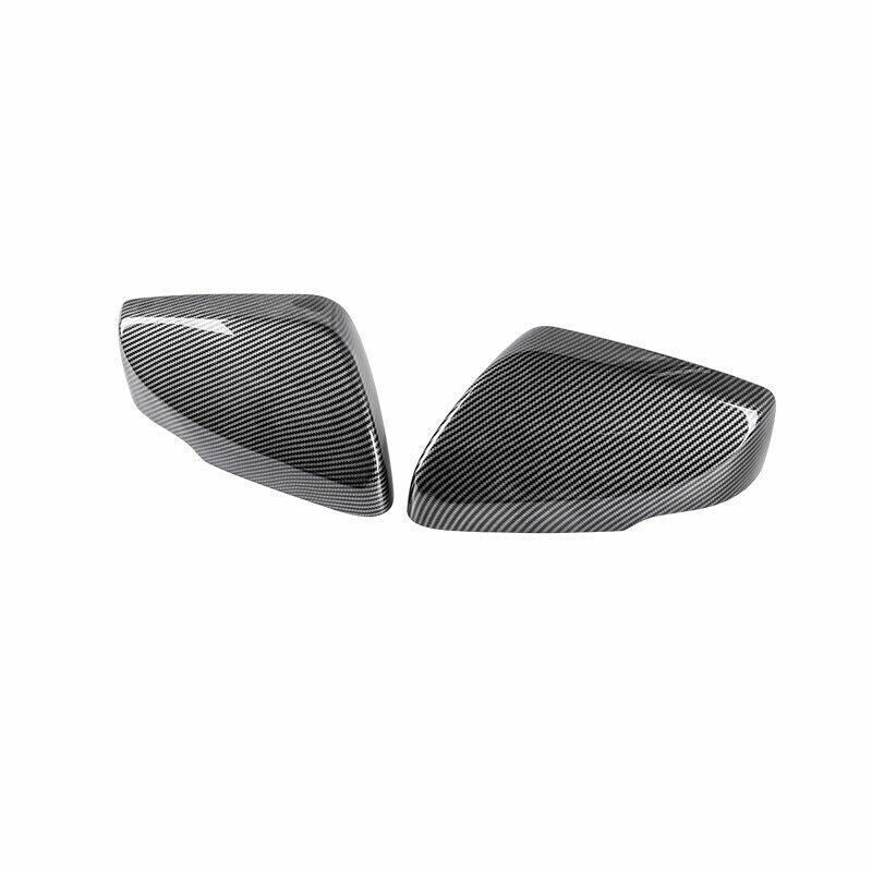 Exterior Rear View Mirror Cover Trim 2P Carbon Fiber for Cadillac CT5 2020-2024