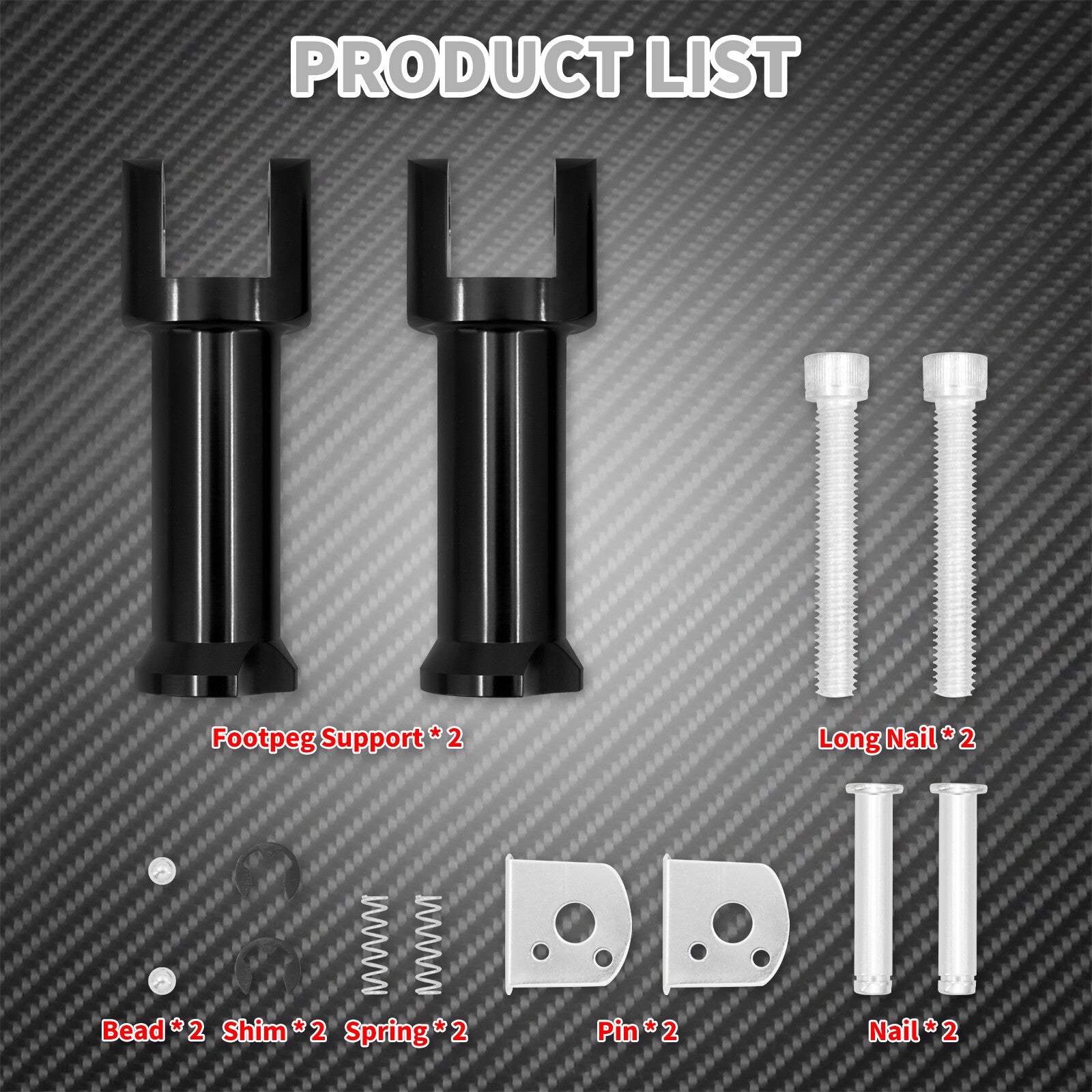 CNC Passenger Rear Footpeg Support Mounts Fit for Harley Softail Fat Bob 2018-23