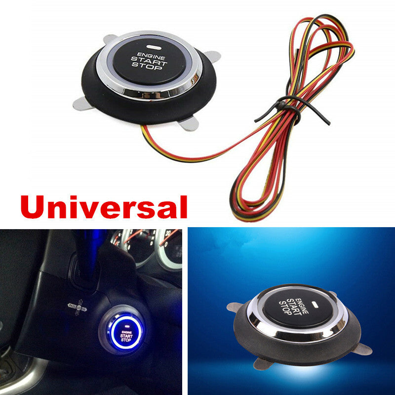 Accessory 12V LED Car Engine Start Push Button Switch Ignition Starter Kit