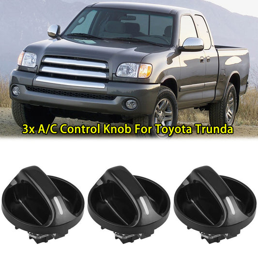 55905-0C010 3x Car AC Heater Control Knobs Replacement for Toyota Tundra Truck Q