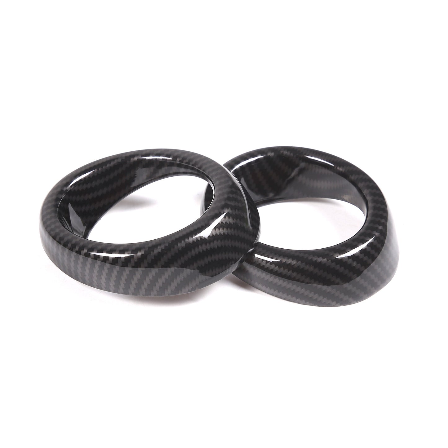 BEZEL front fog light cover with decorative ring carbon finish for Infiniti G25 G37 2010-2013