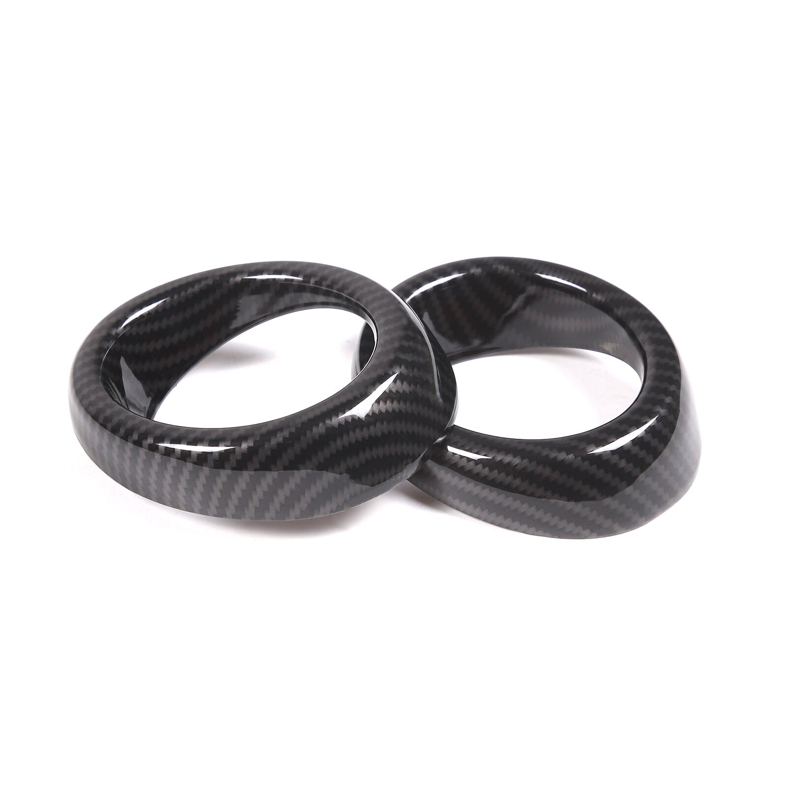 BEZEL front fog light cover with decorative ring carbon finish for Infiniti G25 G37 2010-2013