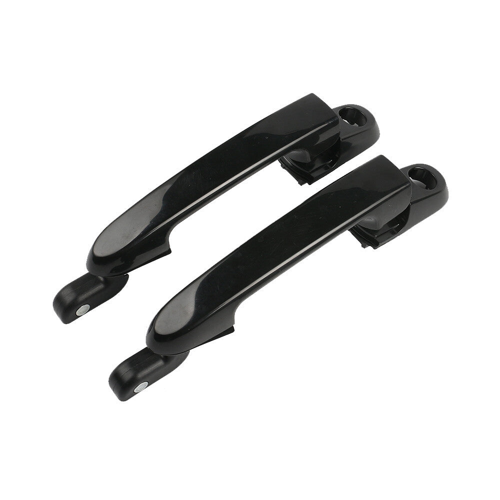 Set Outside Car Door Handle Front Left Right Black for 2006-2011 for Hyundai Accent