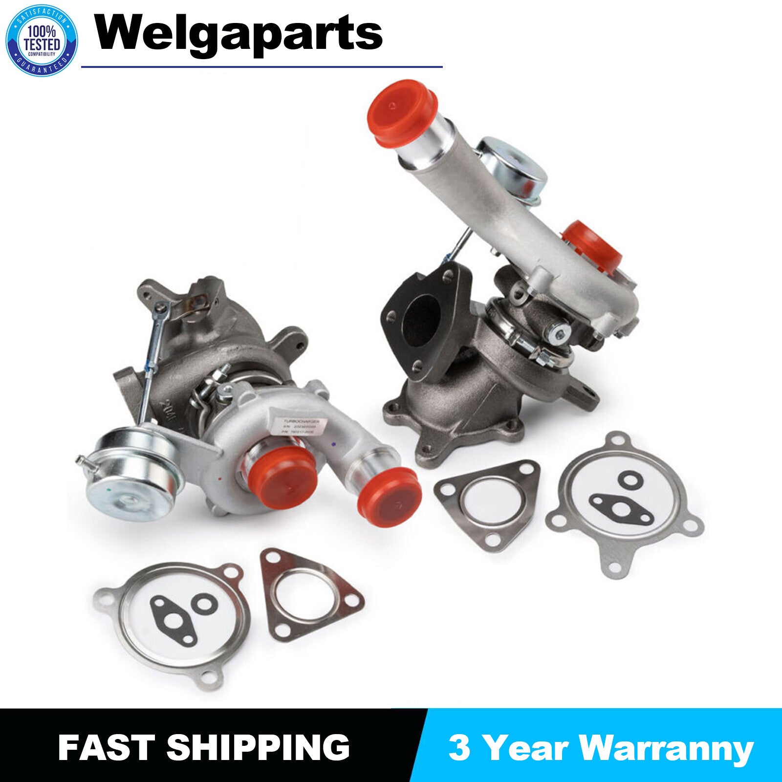 New RHLH Turbo Turbocharger Set for Ford 10-19 Explorer Taurus for Lincoln MKS MKT