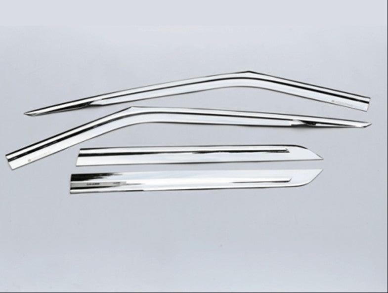 Chrome Window Frame Trim Sun Rain Guard Vent Shade For 2021 Explorer n