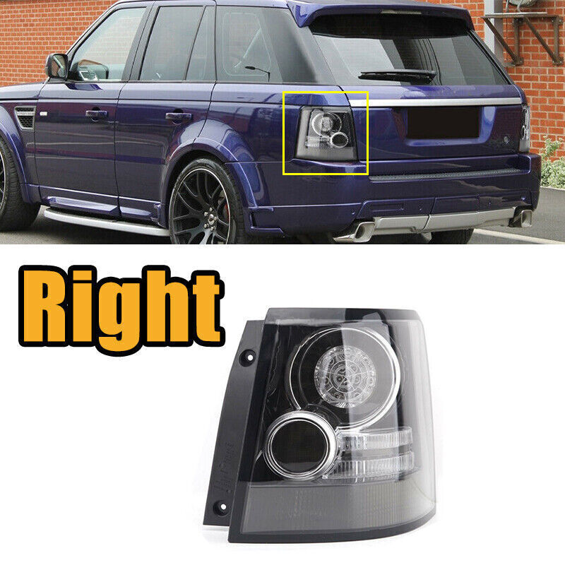 Fit For Land for Range Rover Sport 2005-2013 Right Rear Black Tail Light Brake Light Q