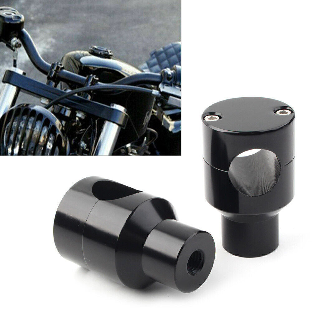1'' Motorcycle Handlebar Handle Bar Mount Adapter Risers Clamp Fit for Honda for Harley Q