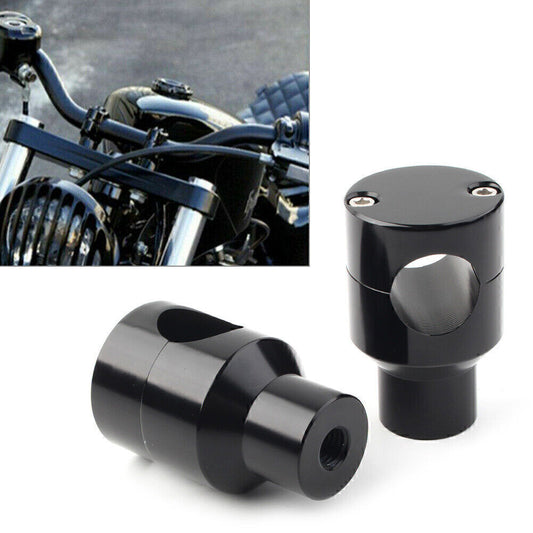 1'' Motorcycle Handlebar Handle Bar Mount Adapter Risers Clamp Fit for Honda for Harley Q