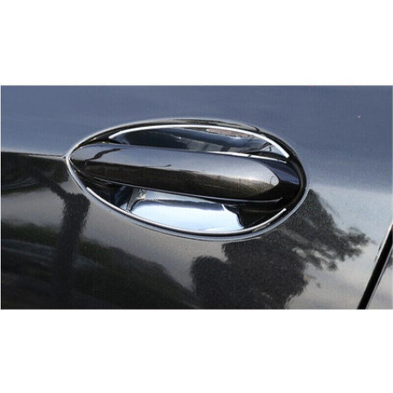 Fit for BMW X3 G01 X4 2018-2021 ABS Chrome Outside Door Bowl Cup Cover Trim 4PCS