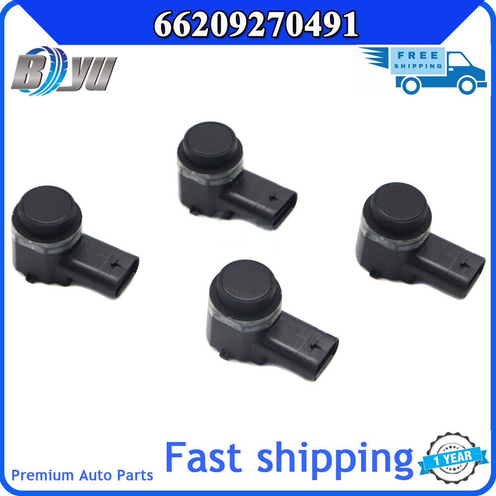 66209270491 Pack 4x PDC Reverse Parking Sensor for BMW X3 F25 X5 E70 X6 5-Series Q