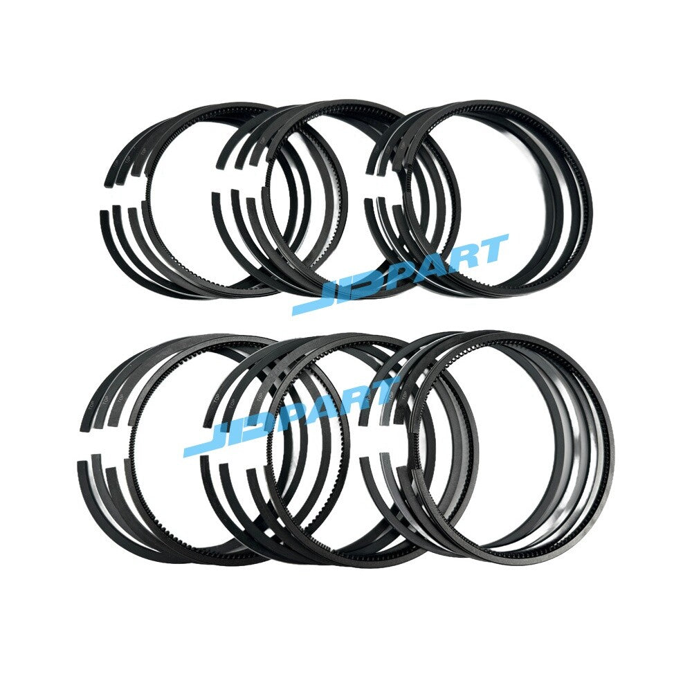 6-piece BF6L913 Piston Ring Set 04151059 for Deutz Excavator Engine Parts