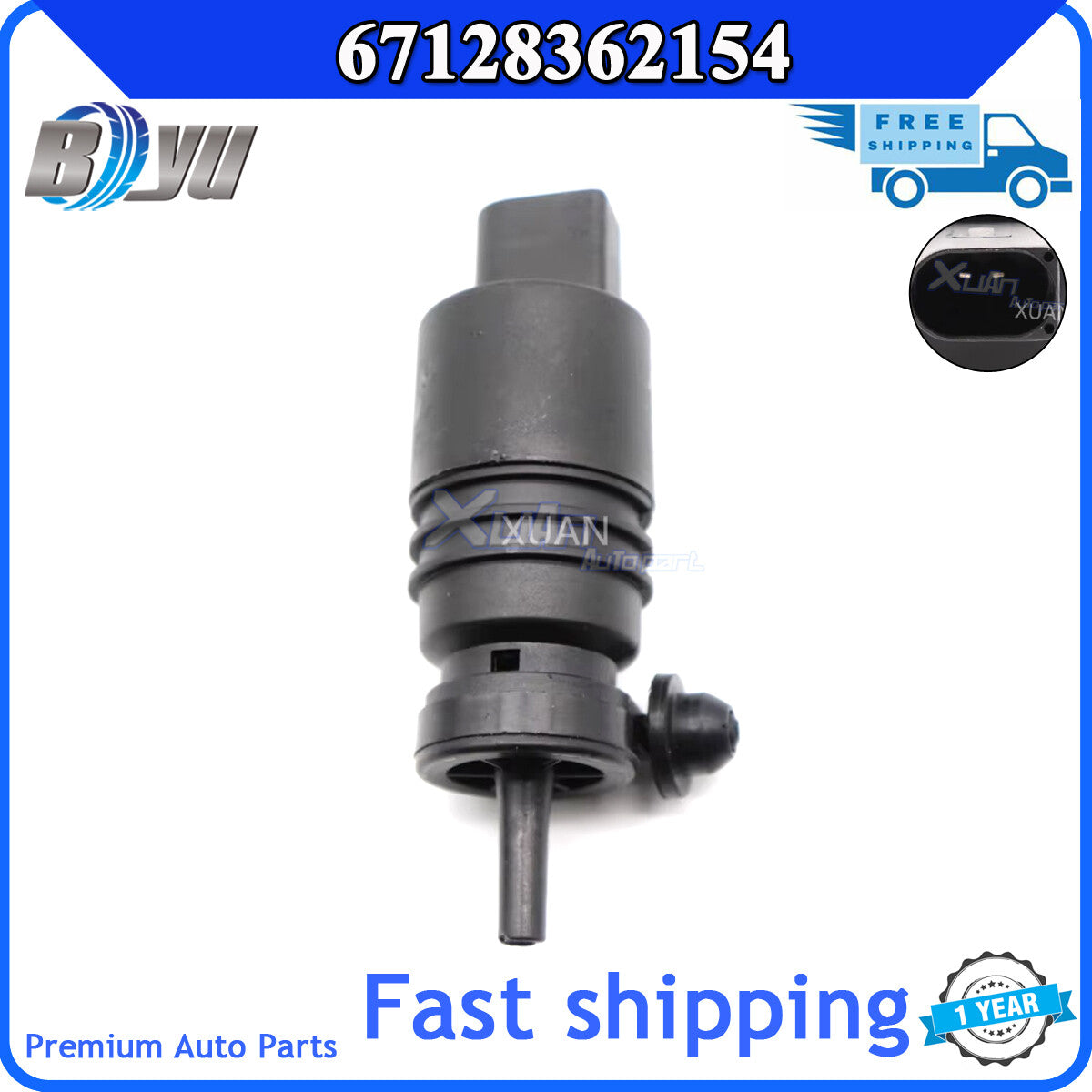 Replacement part for washing machine pump motor for Audi , for Mercedes-Benz , and for BMW windshields 67128362154 Q