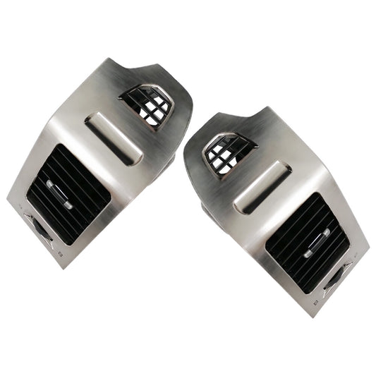 2X Silver Air Outlet Instrument Panel Side Left+Right Side For 2006-2020 for Pajero Q