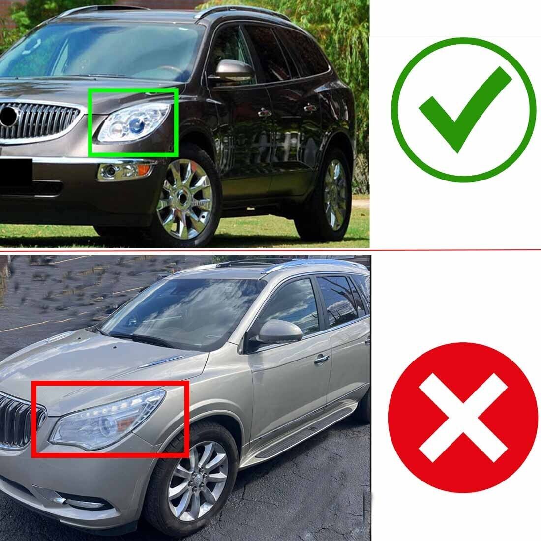 Suitable for Buick Enclave 2009-2012, transparent car headlight cover, lens cover, left side cover.