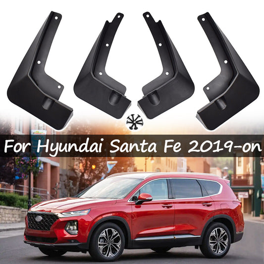XUKEY dirt catcher spray protection for Hyundai Santa FeTM 2019-front + rear Q