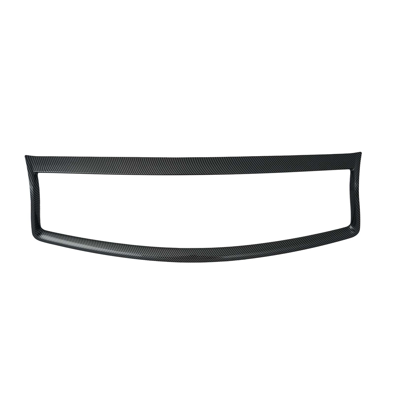 For 2014 - 2017 for Infiniti Q50 S Carbon Fiber Look Front Grill Contour Trim Cover - v