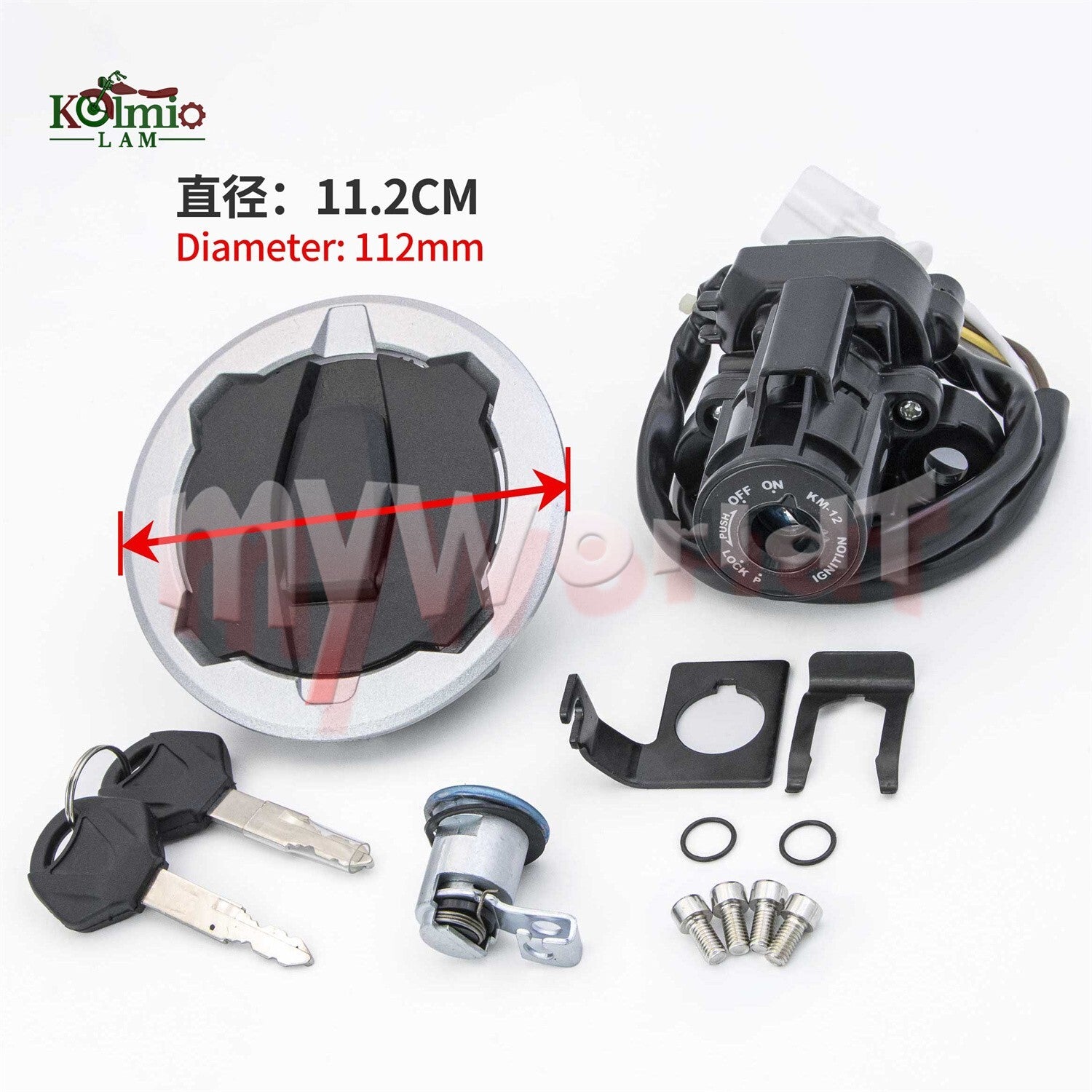 Ignition Switch Gas Cap for Seat Lock Set Fit For Z650 NINJA650 EX650 ER6F 2017-2023