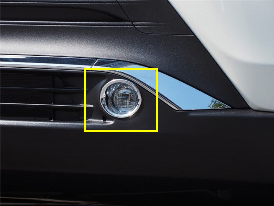 For Highlander 20-2022 Chrome Side Door Rear Mirror Cover Moulding Trim v