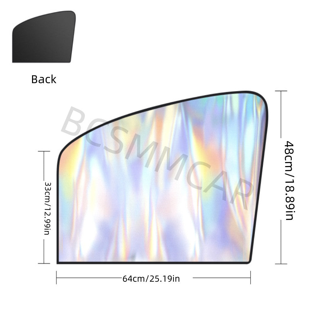 Car Sun Shield Curtains UV Protection Anit-Sun Cover Interior For Front Window Q